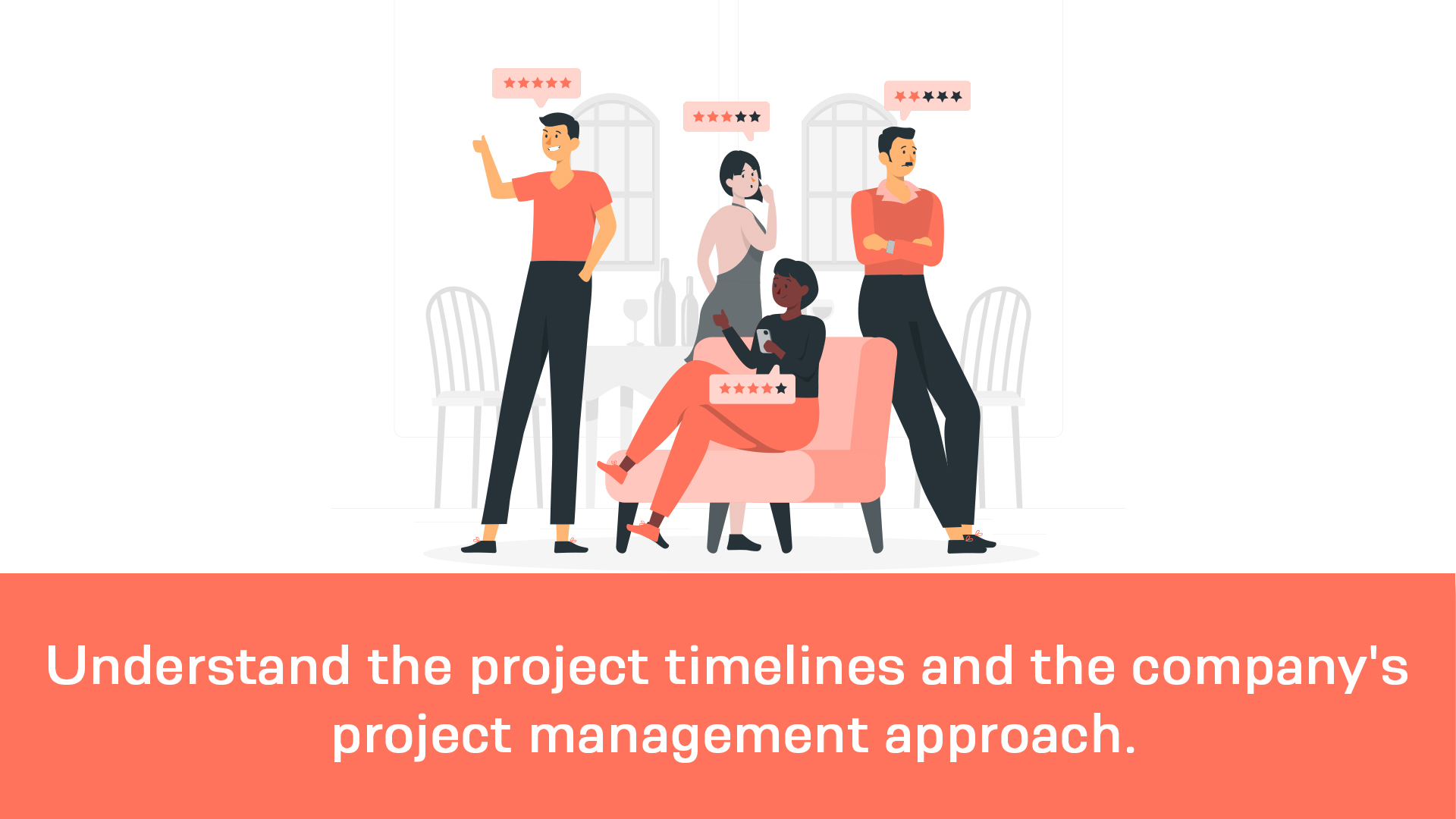 Discuss project timelines and the website designing company's project management approach