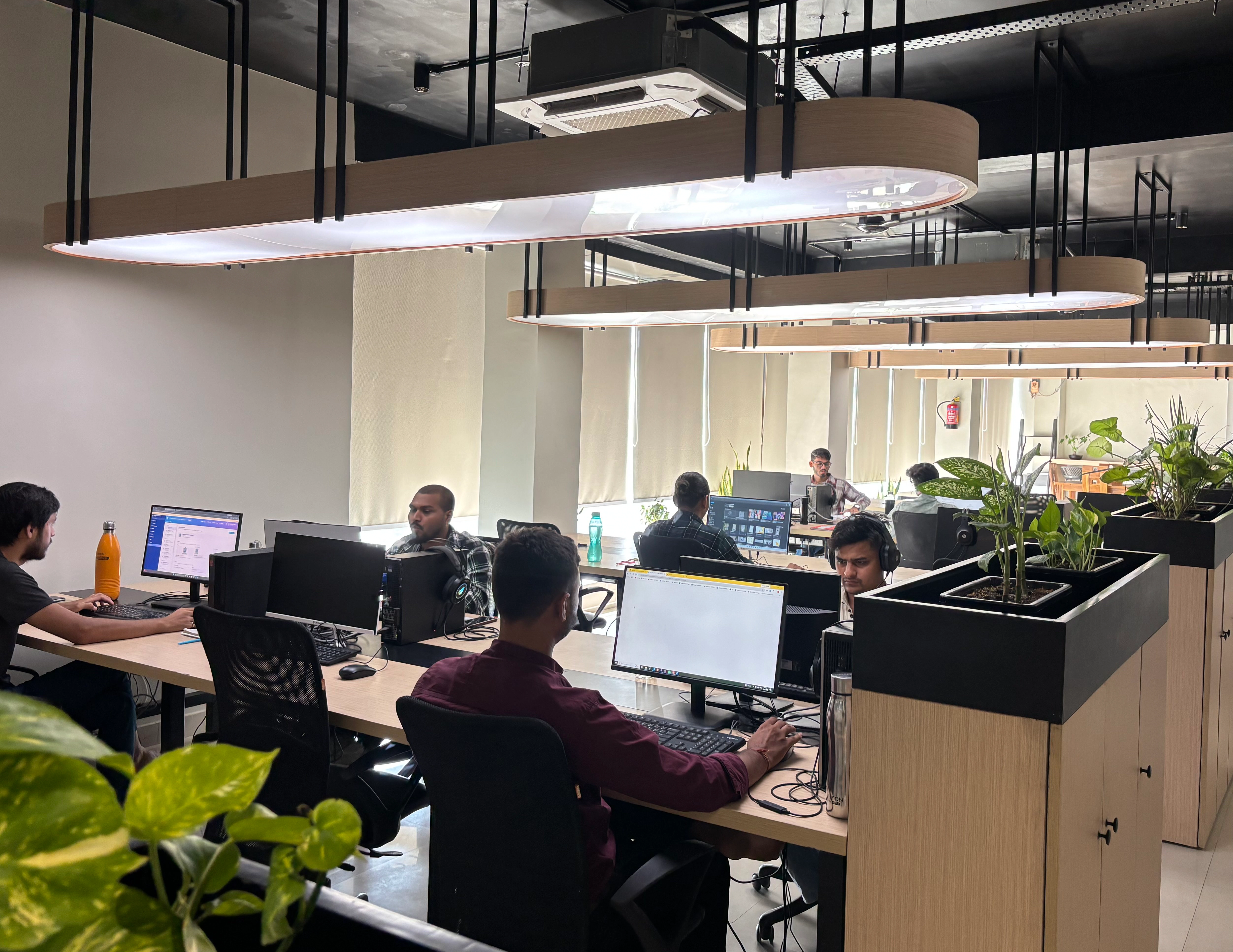 Designer at monitor