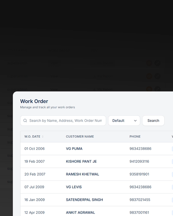 Work Order Management Image